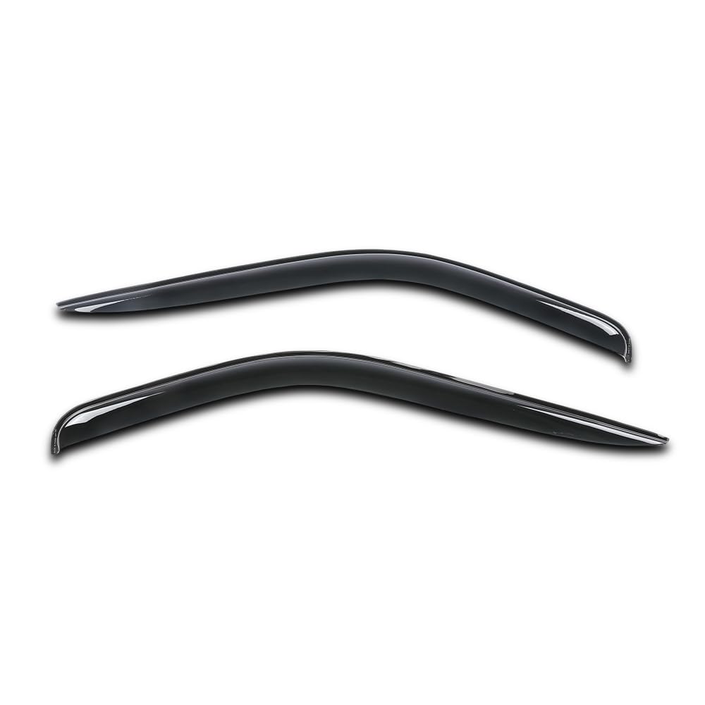 G-PLUS Out-Channel Window Vent Visor Deflectors Tape-On Side Rain Guards Compatible with Ford Transit 2014-2023 2PCS Smoky