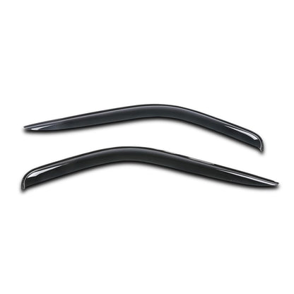 G-PLUS Out-Channel Window Vent Visor Deflectors Tape-On Side Rain Guards Compatible with Ford Transit 2014-2023 2PCS Smoky
