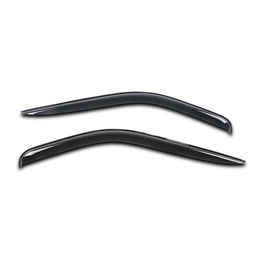 G-PLUS Out-Channel Window Vent Visor Deflectors Tape-On Side Rain Guards Compatible with Ford Transit 2014-2023 2PCS Smoky