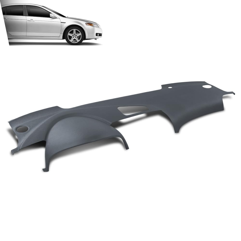 G-PLUS TPE Dash Board Cover Light Dashboard Cap Compatible with Acura TL 2004 2005 2006 2007 2008 Grey