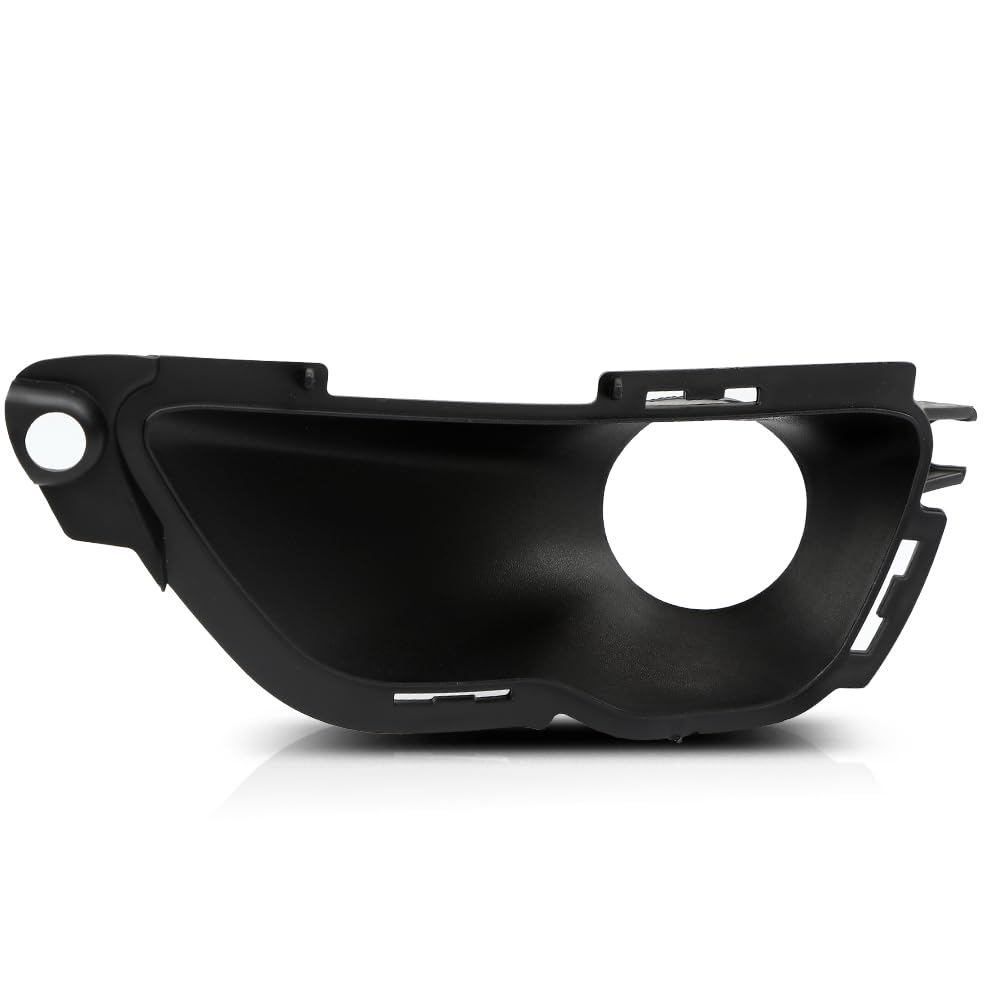 G-PLUS Fog Light Cover Lamp Bezel Left Driver Side Compatible with Jeep Grand Cherokee 2016-2022 Black 68261711AA