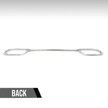 G-PLUS Rear Trim Strip Set 3 Pcs Compatible with Benz W222 S-Class S450 S500 S560 2018-2020 2228853000, 2228852900 Silver