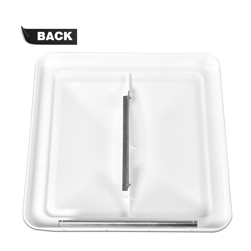G-PLUS 3pcs 14" x 14" White Roof Vent Cover Compatible With Ventline RV Prior to 2008 and Elixir RV Starting 1994 - Camper Trailer