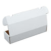 G-PLUS 25pcs Trading Sports Card Storage Box 800 Count White Corrugated Cardboard Box Versatile Card Storage Box (Card not included)