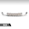 G-PLUS Rear Lower Bumper Skid Plate Cover Compatible with Benz GLK250 GLK350 2013-2014 Not Fit Models with AMG Style Bumpers or Tow Hitch Package 2048857423, 204 885 7423 Silver
