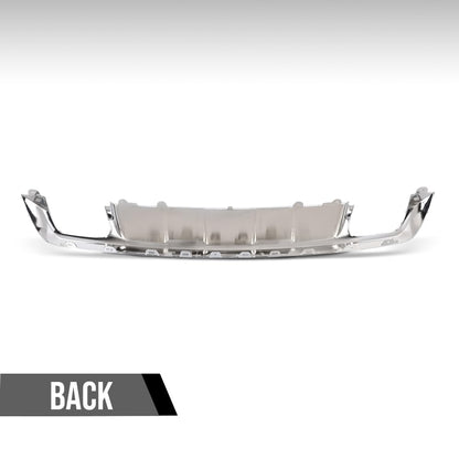 G-PLUS Rear Lower Bumper Skid Plate Cover Compatible with Benz GLK250 GLK350 2013-2014 Not Fit Models with AMG Style Bumpers or Tow Hitch Package 2048857423, 204 885 7423 Silver