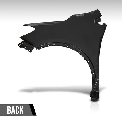 G-PLUS Front Fender RH Right Passenger Side Compatible with Buick Encore (submodel: Base, Convenience, Leather, Premium) 2013-2016 without Turn Signal Light Hole 95031570, GM1241382 Black