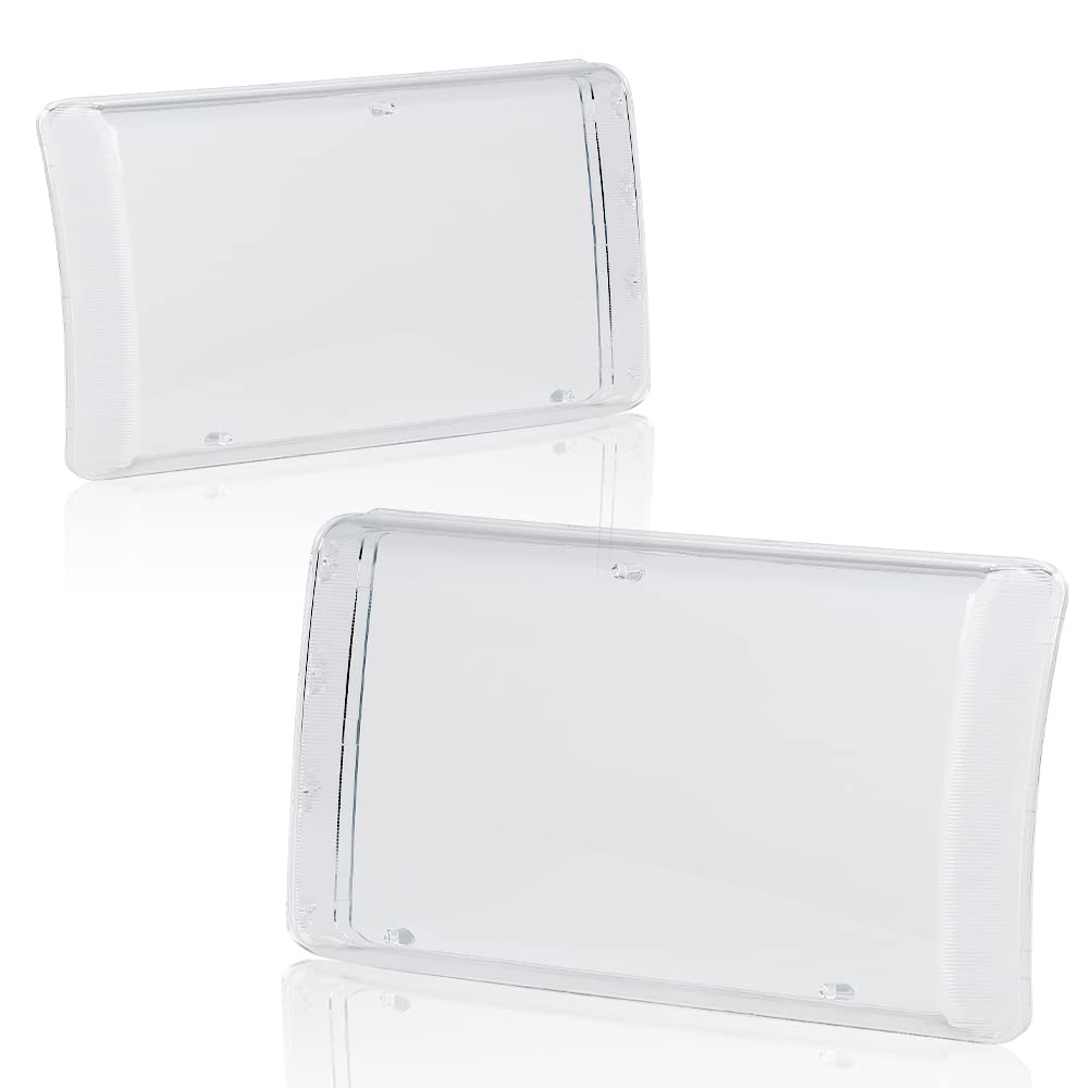 G-PLUS Housing Clear Corner Headlight Lamps Compatible with 94-01 Dodge Ram 1500 2500 3500 55076749AD 55076748AD 55076749AO 55076748AO