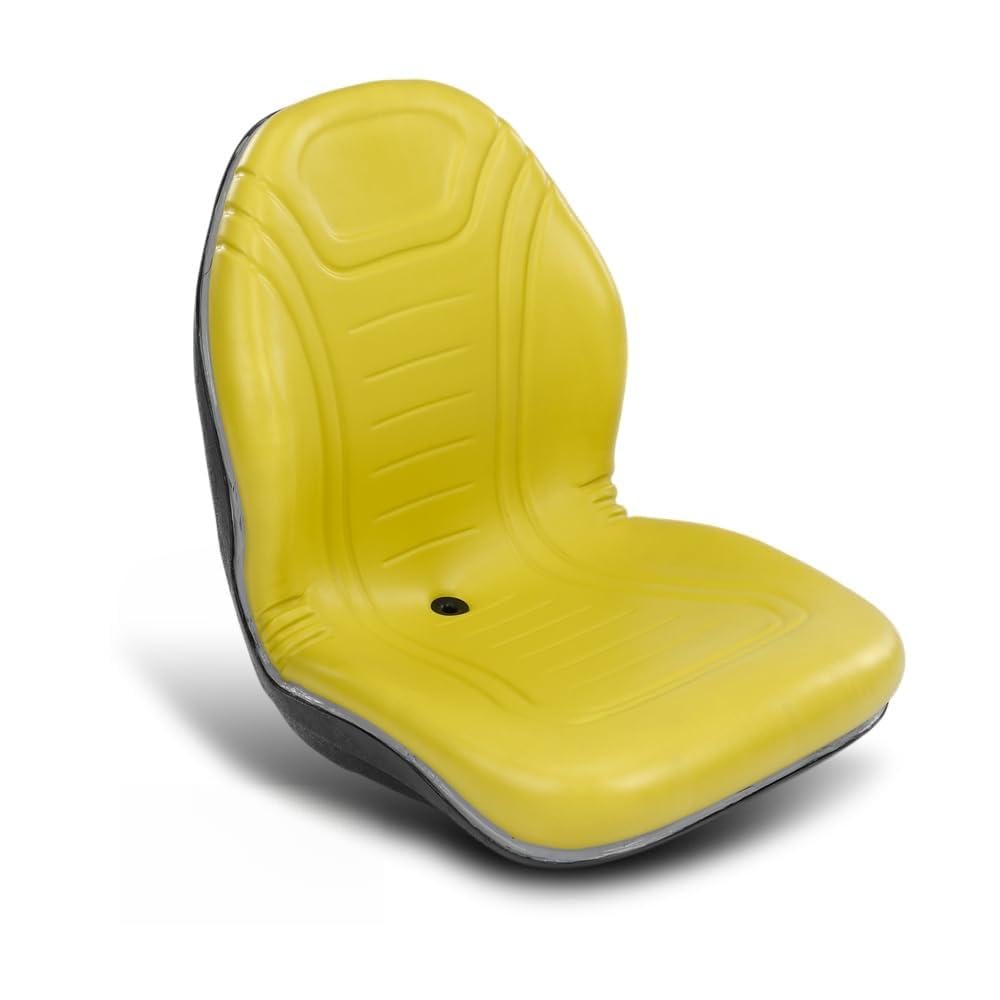G-PLUS Tractor Seat w/Bracket Fit John Deere Lawn Mowers 240 245 260 265 285 320 325 335 345 415 425 445 455 F710 F725 F735 G100 AM117489 AM126865 AM879503 High Back Seat Yellow Replacement