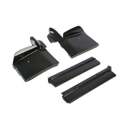 G-PLUS Front Bumper Fillers Set Compatible With 1979-1985 Eldorado 4pcs Black Painted Front Bumper Fillers