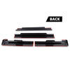 G-PLUS Rocker Panel Guard Sill Trim Compatible With Chevy Silverado/Fit GMC Sierra Extended Cab 1999-2006, Rocker Panel Protector Guard Cover Black 4PCS 14068