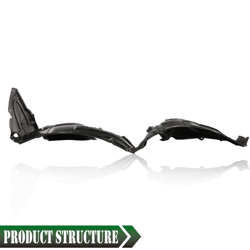 G-PLUS Front Left Driver Side Fender Liner Compatible with 2013-2016 Sentra FE+S 2013-2019 Sentra S SL SR SV Left Front Splash Shield Fender Liner NI1248133 638413SH0A