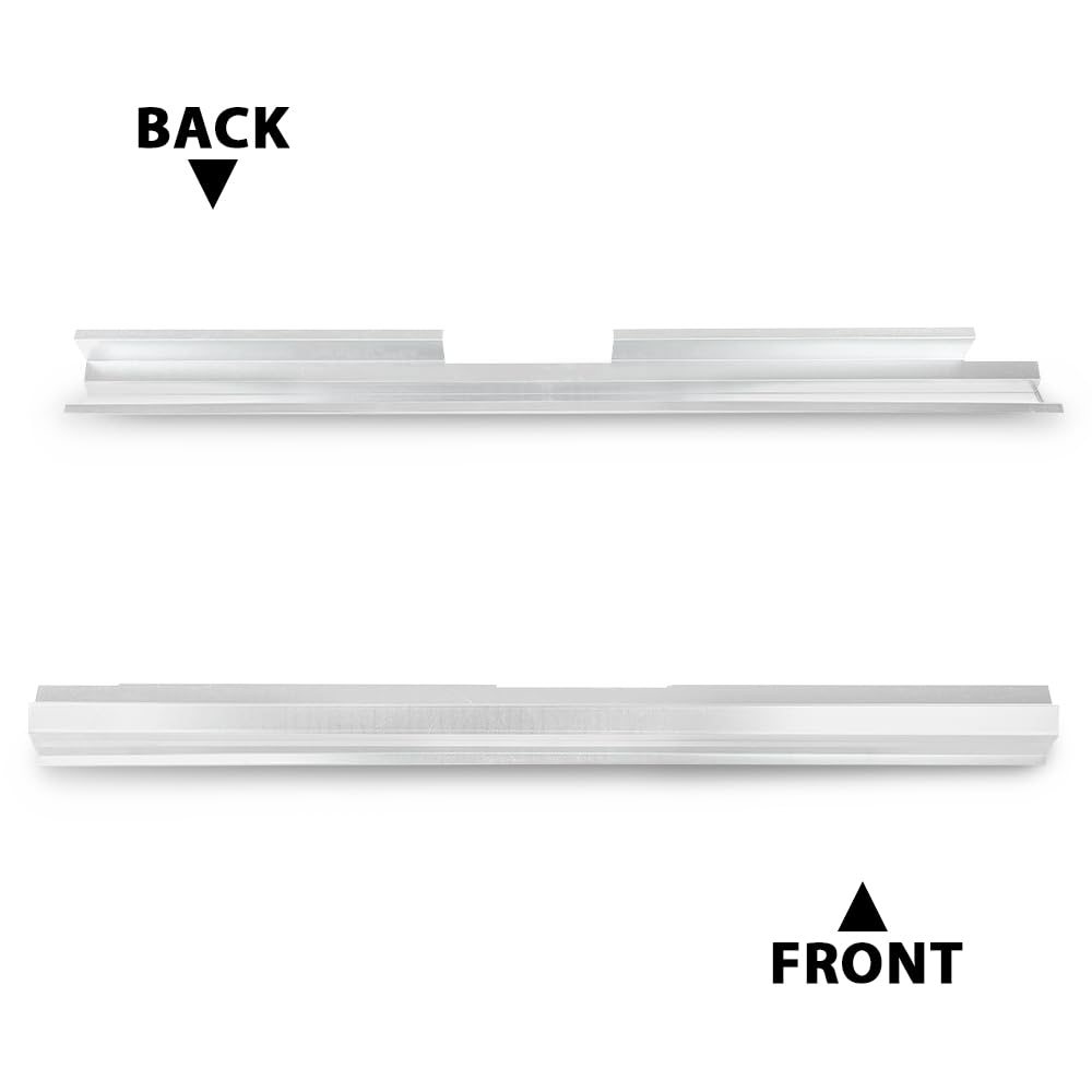 G-PLUS Slip-on Rocker Panel Left and Right Side Compatible with Jeep Cherokee 4 Door 1984-2001/Fit Jeep Wagoneer & Comanche 4 Door 1984-1996 CH1600101 CH1601101