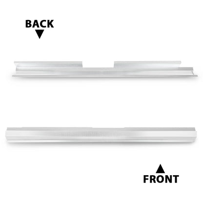 G-PLUS Slip-on Rocker Panel Left and Right Side Compatible with Jeep Cherokee 4 Door 1984-2001/Fit Jeep Wagoneer & Comanche 4 Door 1984-1996 CH1600101 CH1601101