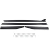 G-PLUS Side Skirt Extension Compatible with Ford Mustang 2015 2016 2017 2018 2019 2020 2021 2022 2023 W/Winglet GT500 Style Matte Black Side Skirt Extension Rocker Panel Driver Passenger Side Black