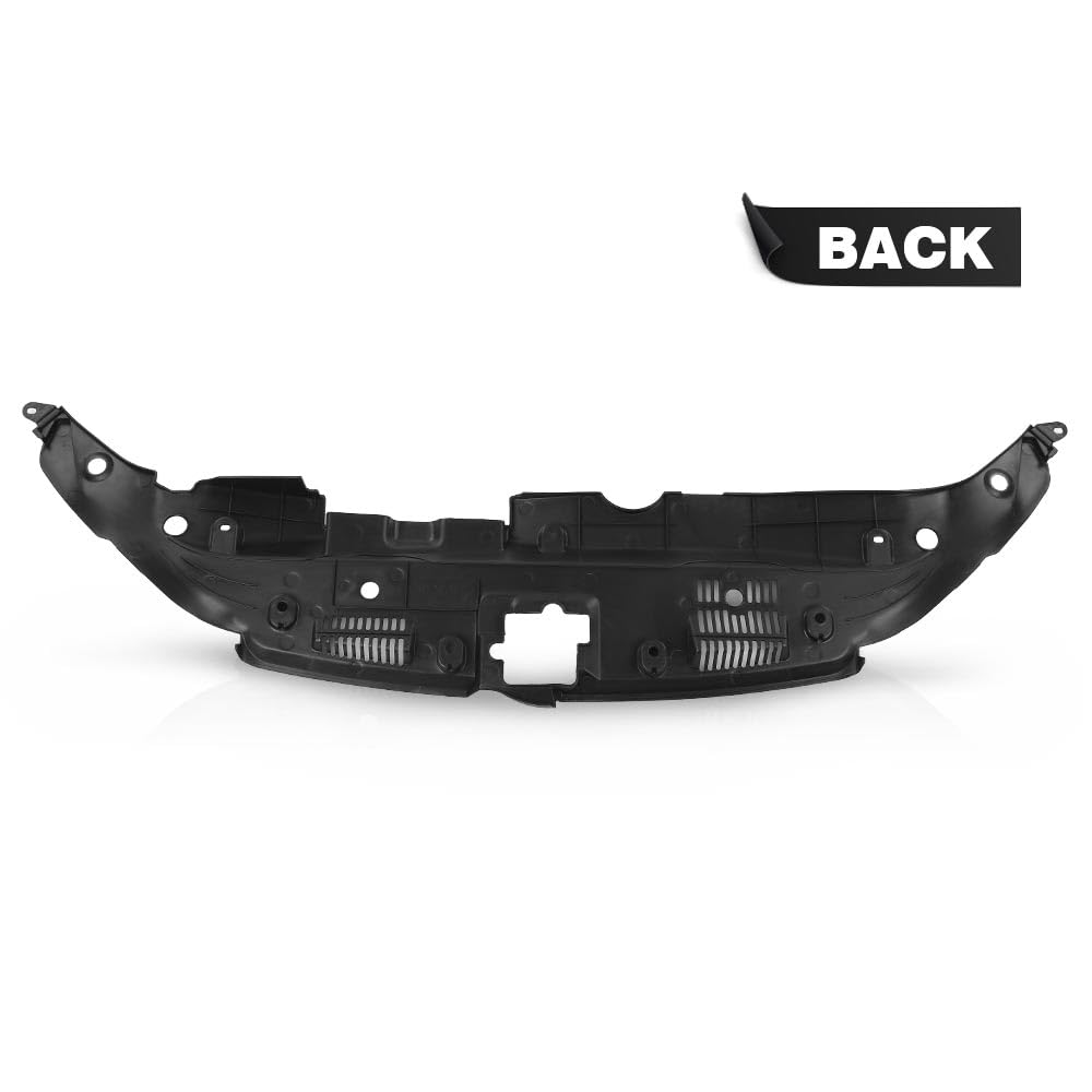 G-PLUS Upper Radiator Support Cover (Sight Shield) Compatible with Toyota Highlander 2014-2019/Fit Toyota Highlander Hybrid 2014-2019 TO1224107 532950E070