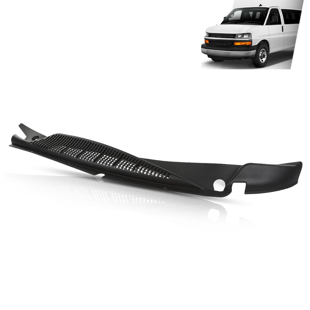 G-PLUS Windshield Wiper Cowl Vent Cover Left Side Compatible with Chevy Express 1500 2500 3500 Van 1996-2017,Compatible with GMC Savana 1500 2500 3500 Van 1996-2017 25826329