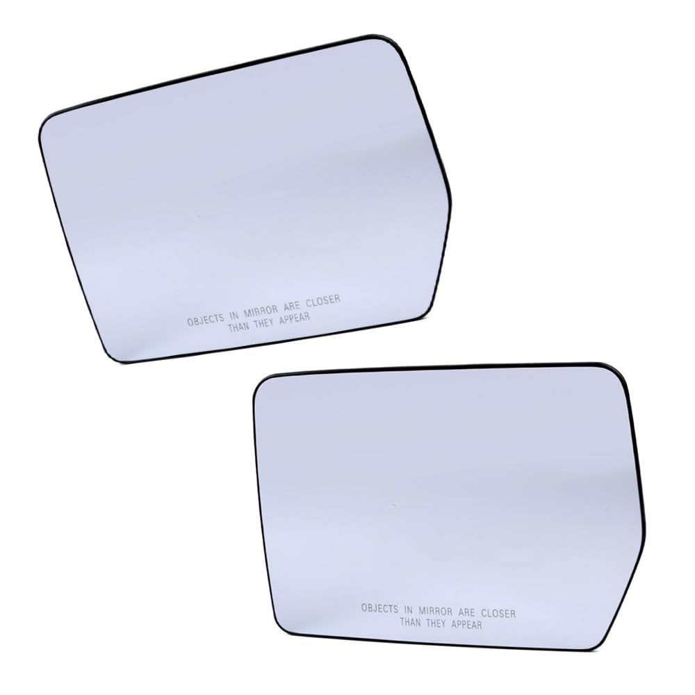 G-PLUS Front Replacement Mirror Glass Compatible with 2011-2014 Ford F150 BL3Z-17K707-A BL3Z17K707A White