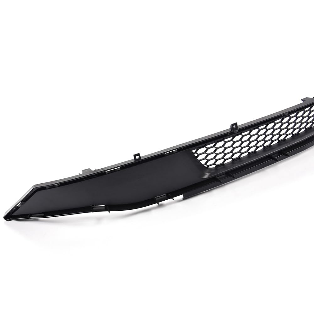 G-PLUS ABS Front Bumper Lower Grille Grill Honeycomb Style w/o Chrome Surround Compatible with Ford Mustang 2018-2021 (Not Fit Shelby GT500 models)
