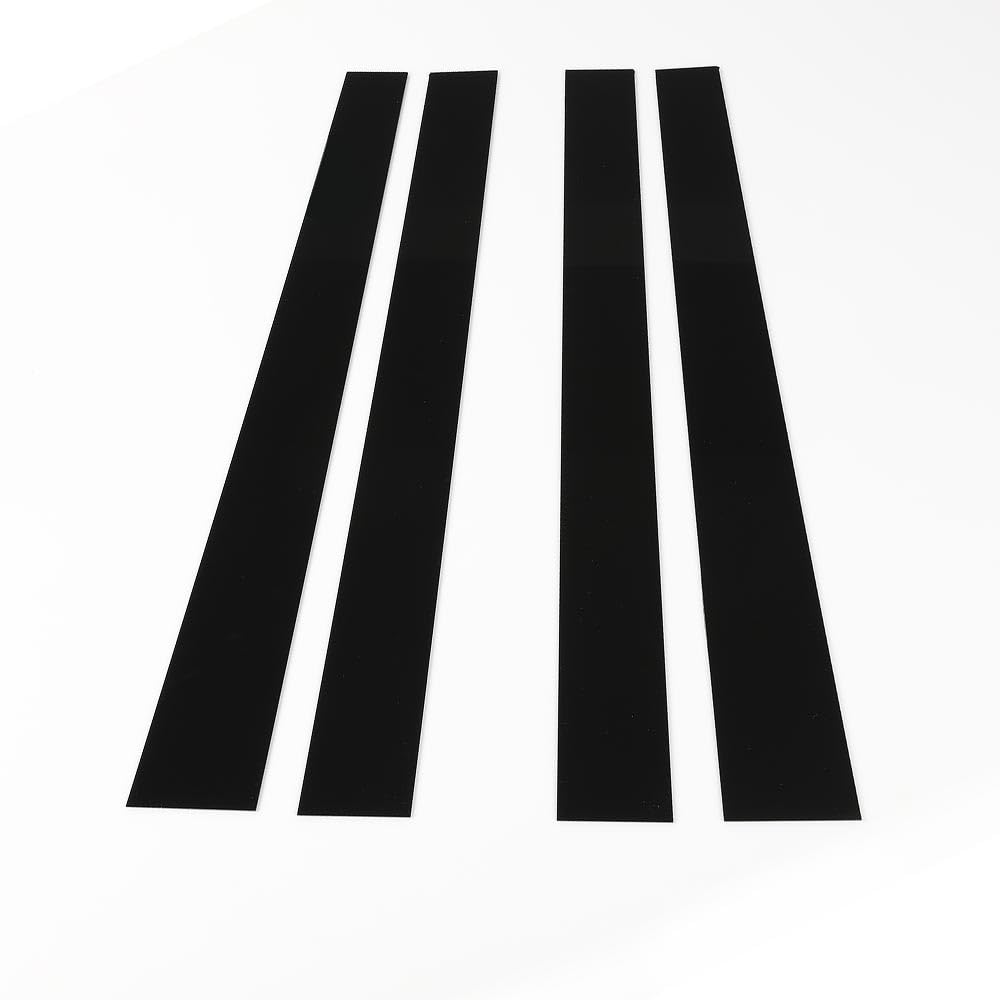 G-PLUS Window Pillar Posts Molding Trim Compatible with 1997-2003 Ford F150 SUPERCREW/Crew/Harley Pillar Posts Set Door Trim Mirror Cover 4 PCS