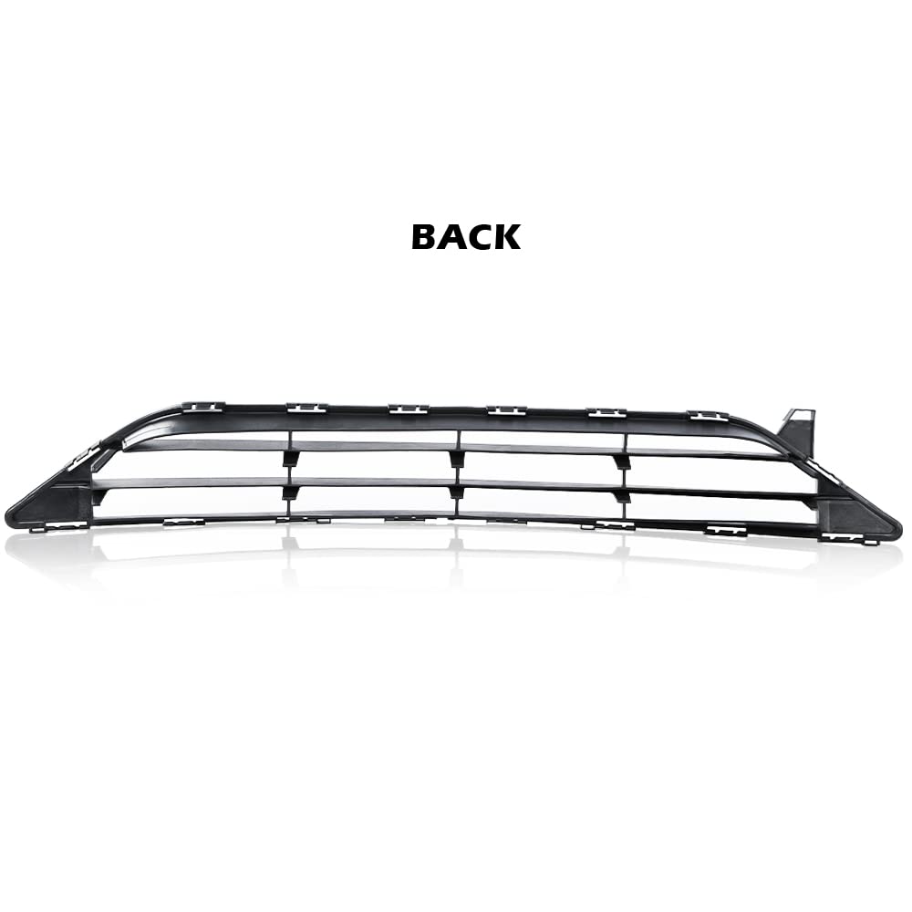 G-PLUS Front Bumper Grille Insert Compatible with Nissan Rogue 2017 2018 2019 Lower Radiator Hood Grill Assembly 622546FL0A