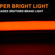 G-PLUS LED 3rd Brake Light for Chevy Suburban Tahoe GMC Yukon 2000-2006 Chrome Red Lens Close-up View