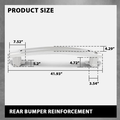 G-PLUS Bumper Face Bar Reinforcement Rear Compatible with Jeep Compass 2017-2022 68243701AA