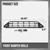 G-PLUS Front Bumper Lower Grille Center Grill Compatible with Volvo XC60 2018-2021 VO1036107, 31425175 Black