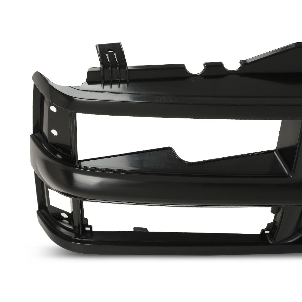 G-PLUS Front Bumper Grille Grill Black Compatible with Chevy Silverado Blazer C/K 1500 2500 3500 Suburban Tahoe 1994-2000 For Models with Composite Headlights 15981092 GM1200239