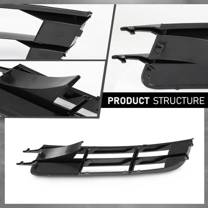 G-PLUS Front Right Bumper Grille Fog Light Cover, Compatible with Audi Q7 2007-2009 W/o S Line Package, Passenger Side, 4L0807682 3FZ, 4L080768201C