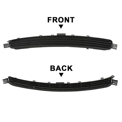 G-PLUS Front Bumper Lower Grille Compatible with Infiniti Q50 2014-2017 Matte Black Grill IN1036102 622544HB0A
