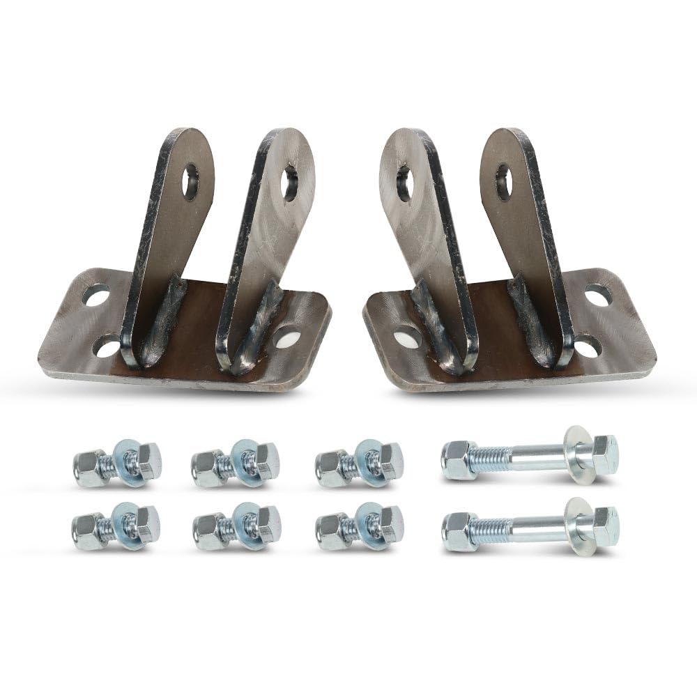 G-PLUS Front Shock Relocation/Extender Kit for Lowered Truck Compatible with Chevy C10 / C20 1963-1987