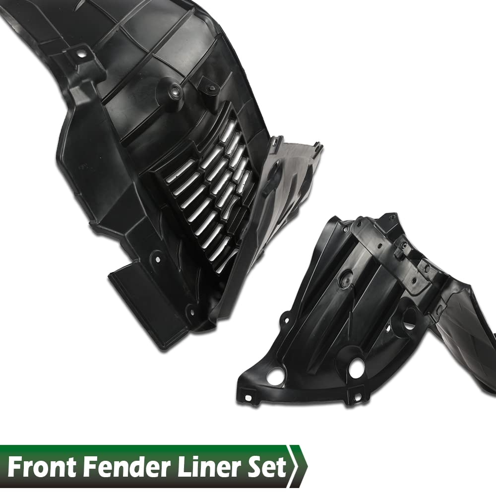 G-PLUS Fender Liner Splash Shield Compatible with Nissan Altima Sedan 2013 638403TA0A 638413TA0A NI1248131 NI1249131