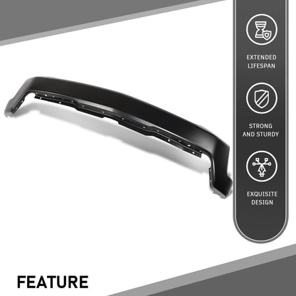 G-PLUS Primered Steel Front Bumper Face Bar Compatible with Chevy Silverado 1500 2019-2022,Fit Models Without Park Assist Only,Fit 2022 Limited (LTD) Old Style Models Only