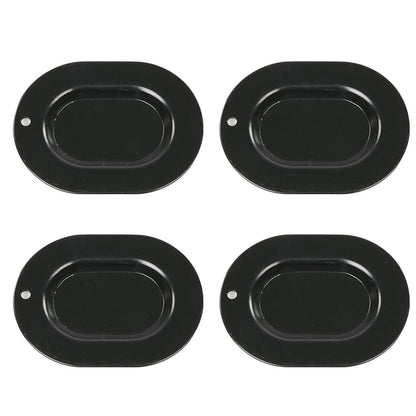 G-PLUS Trunk Floor Pan Drain Plug Plate Set Compatible with A-body/Chevelle/GTO/442/GS 1967-1972,Fit All GM Big Car & All GM 1967-1977,Fit Chevy Camaro/Pontiac Firebird 1967-1981 4 PCS Metal