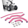 G-PLUS Silicone Radiator Hose Kit Compatible with Yamaha Banshee 350 YFZ350 1987-2006 Pink