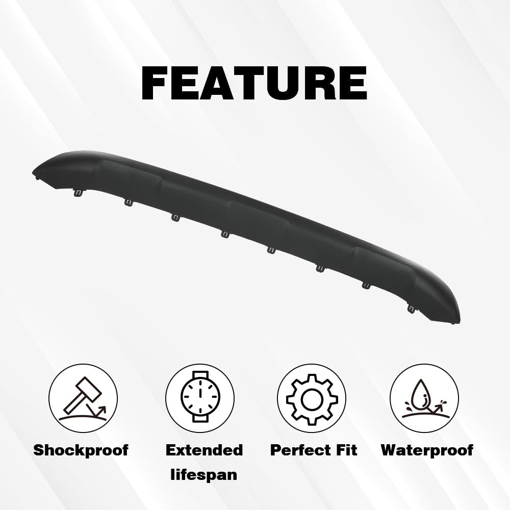 G-PLUS Front Lower Valance Skid Plate Board Guard Black Compatible with Toyota Rav4 2019-2023 527110R080B0 TO1095212