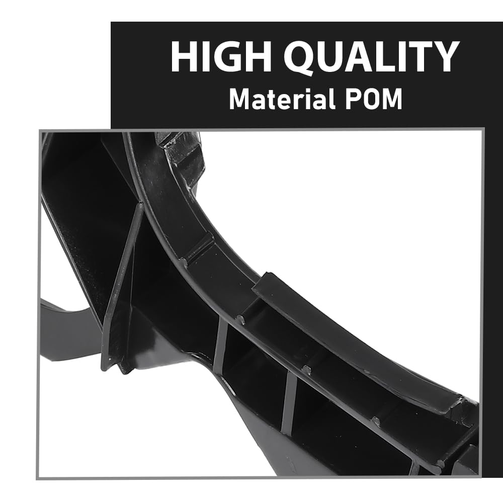 G-PLUS Front Left & Right Side Bumper Bracket Set Compatible with Toyota Corolla CE/LE/S 2003-2008 5211502061 Black
