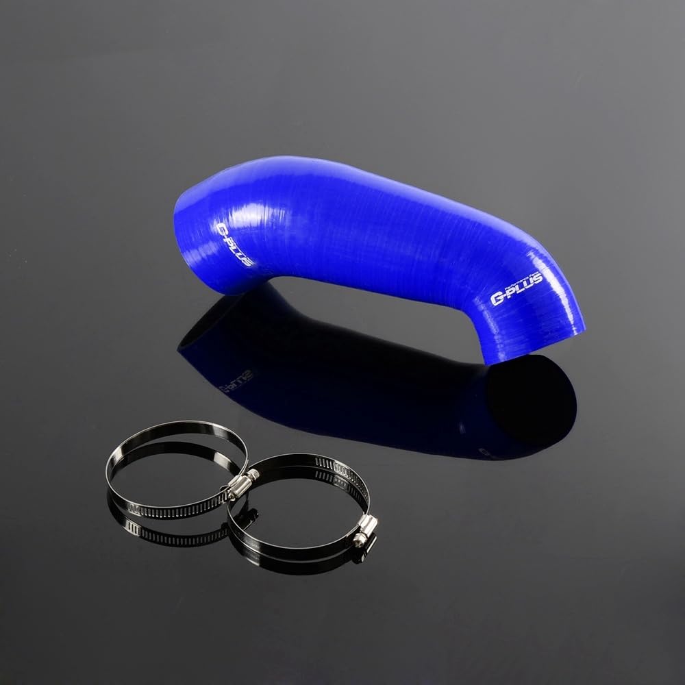 G-PLUS Silicone Turbo Inlet Hose Kit Clamps Compatible with Audi A4 B7 2.0T FSI Quattro 2005 2006 2007 2008, Blue