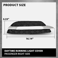 G-PLUS Fog Light Cover Right for Benz C250 C300 C350 2012-2015 Side View