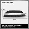 G-PLUS Fog Light Cover Daytime Running Light Cover, Compatible with Benz C250 C350 2012-2015/C300 2012-2014, Fit Models W/o AMG Package & Sport Package