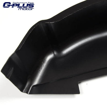G-PLUS Front Left Driver Side Replacement Mirror Glass & Cab Corners Pair Compatible with 2011-2014 Ford F150 Fit Chevy Silverado GMC Sierra Crew Cab 4-Door BL3Z-17K707-A BL3Z17K707A Black