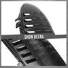 G-PLUS Rear D-Pillar Molding Trim Panels Compatible with Chevy Tahoe GMC Yukon 2000-2006 15764012, 15765114 Black
