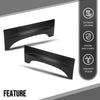 G-PLUS Wheel Arch Repair Panel Upper Rear Pair Compatible with Chevy Silverado GMC Sierra 1500 1999-2006 Not Fit 2007 New Body Style Models Black