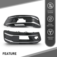 G-PLUS Fog Light Grille Cover 2PCS for Audi Q7 2016-2019 Product Image