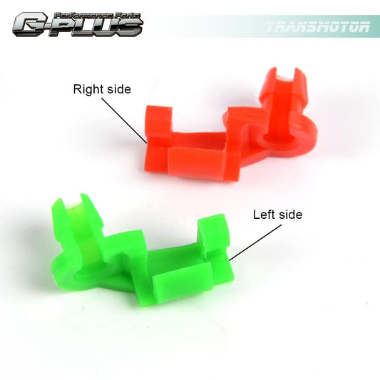G-PLUS Tailgate Handle Rod Clip Set Compatible with 1999-2007 Chevy Silverado/GMC Sierra(2007 Classic Style Only),1Pair LH & RH