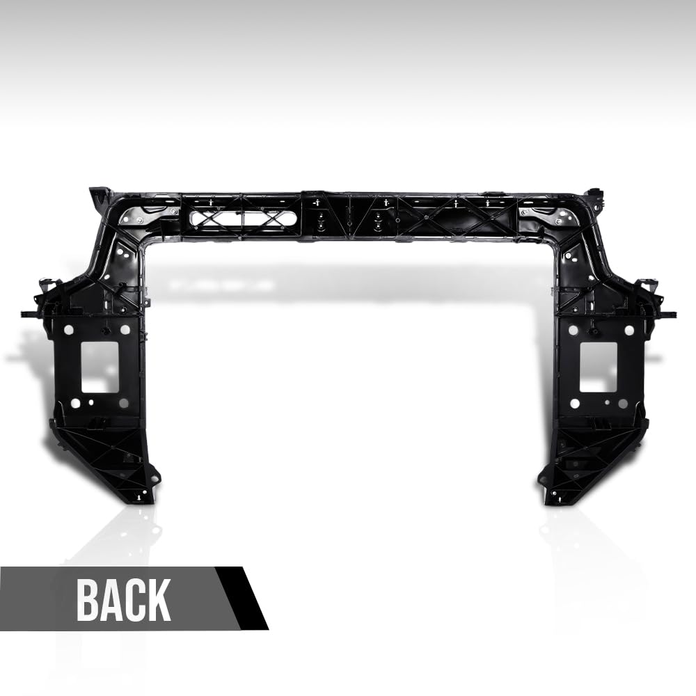 G-PLUS Front Radiator Support Assembly Compatible with Chrysler Pacifica 2017-2023, Fit Chrysler Voyager 2020-2023 V6 3.6L 68292241AB, CH1225287 Black