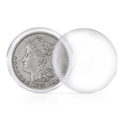 G-PLUS 25 Direct Fit Airtight 30.6mm Coin Holders Capsule Fit for JFK Half Dollar w/Box