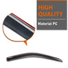 G-PLUS in-Channel Auto Vent Window Visor Compatible with Toyota Tundra CrewMax Only 2022-2026 Not Fit Double Cab 4PCS Smoky