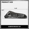 G-PLUS Bumper Bracket Set Front Driver and Passenger Side Compatible with LX GX460 2014-2023 5211560190